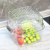 Dual-Layer Plastic Colander and Fruit Basket for Kitchen Use