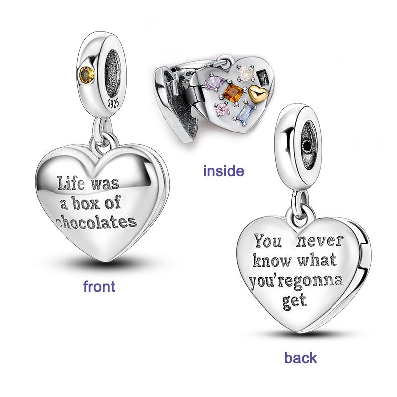 New Copper Charm Beads Pendant Fit Original Bracelets Women'S Birthday Boutique Jewelry Dropshipping