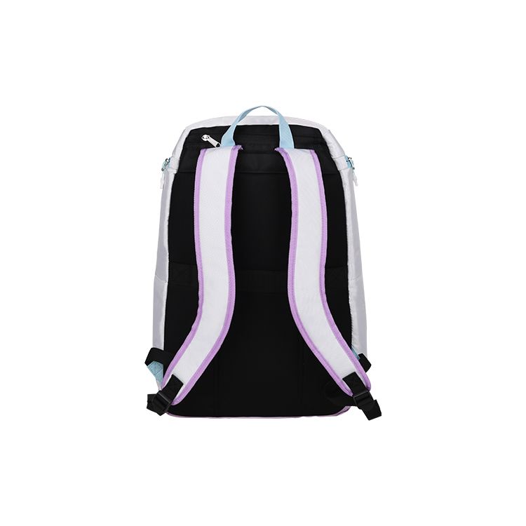 Li Ning SS23 CBA All-Star Series Fashion Casual Sports Large Capacity Fabric Basketball Backpack Unisex Backpack Pink White ABST207-3