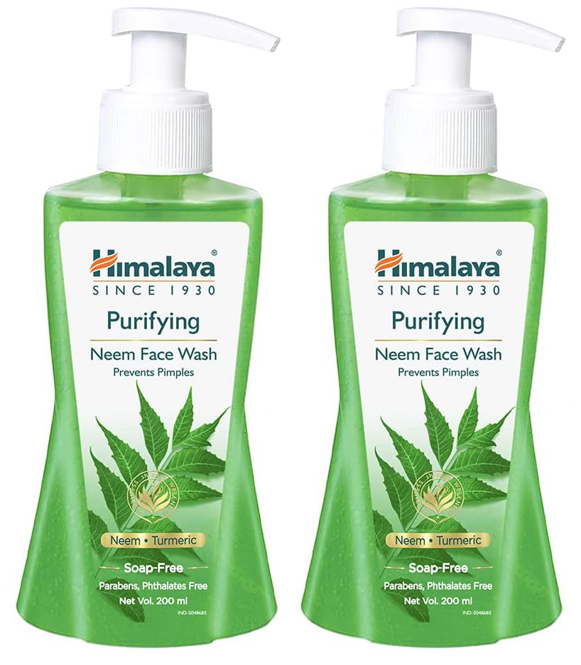 Himalaya Herbals Προσώπου Καθαριστικό Νεμ, 200ml (Συσκευασία των 2)