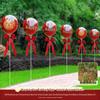 Outdoor Wedding Aisle Balloons - Double Happiness Yard Decorations