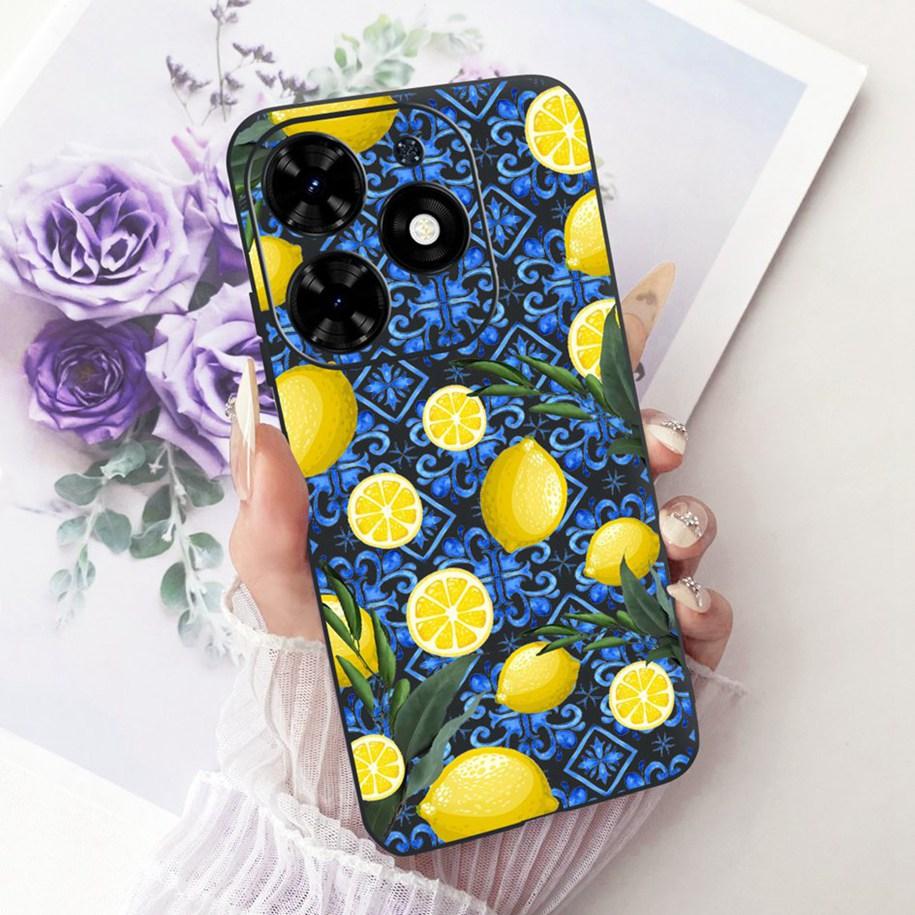 For Tecno Spark Go 2024 Case Spark 20 20C Shockproof Cover Fashion Butterfly TPU Soft Silicone Phone Shell For Tecno Pop 8 Funda