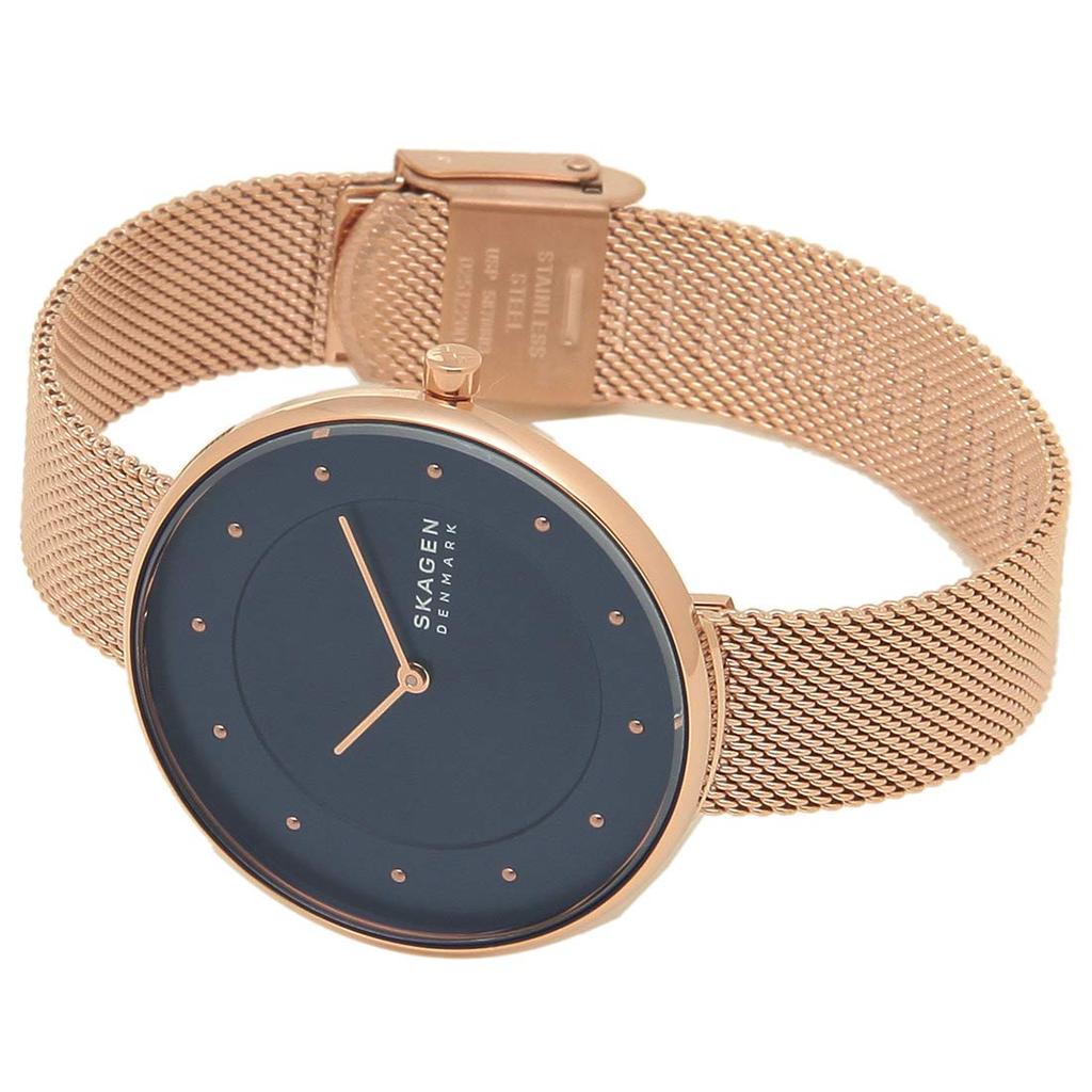Skagen Women's Watch SKW2811 Rose Gold Navy [Parallel Import]