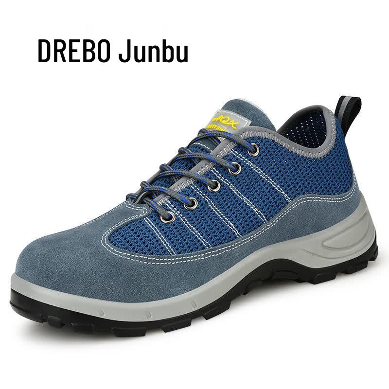 Junbu Men s Steel Toe Safety Work Shoes 2156T 45