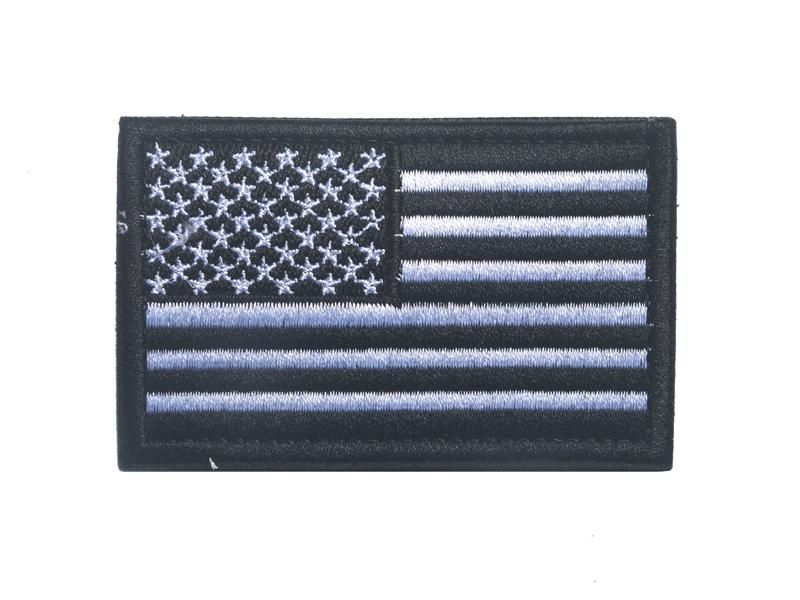 US Flag Embroidered Velcro Patch for Backpack or Shoulder