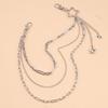 Versatile Multi Tiered Star Pants Chain Alloy Body Jewelry With Secure Closure For Trendy Outfit Pairing
