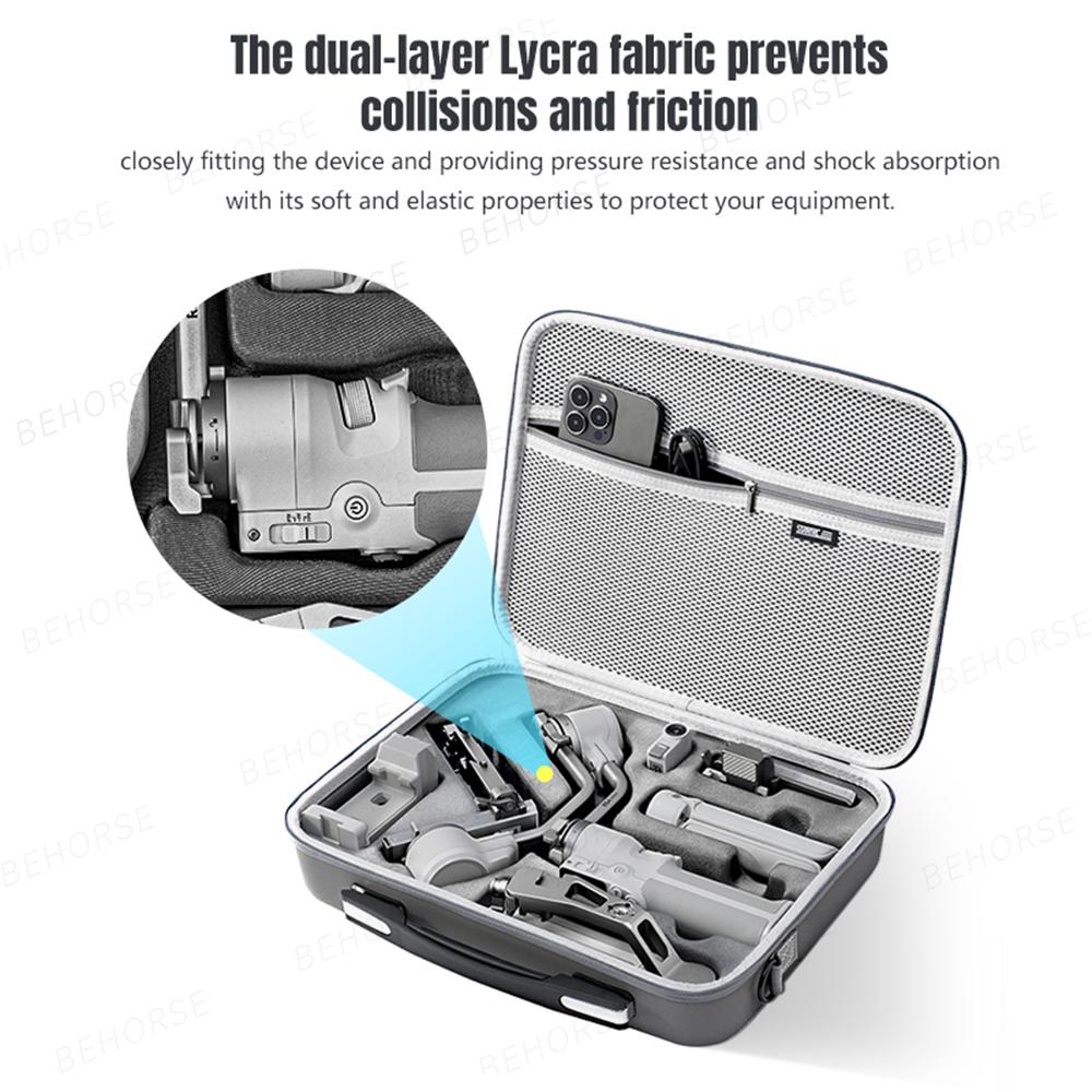 Carrying Case For DJI RS 4 Mini Hard Shell Handbag Portable Storage Bag Waterproof For DJI RS 4 Mini Handheld Head Accessories