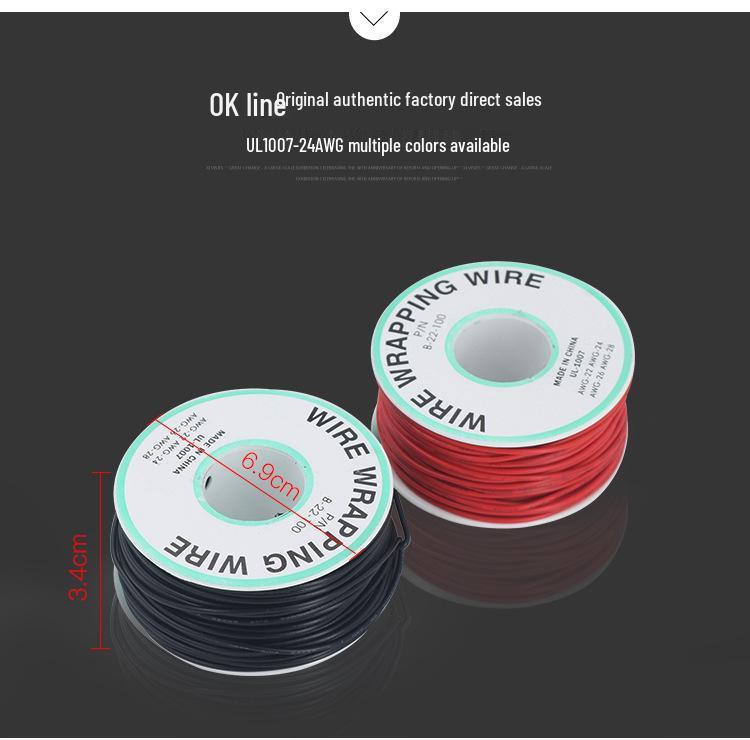 22AWG PCB Jumper Wire: Thickened Single Core Copper for Circuit Boards