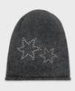 CHICKS Starfish Stud Beanie Brown
