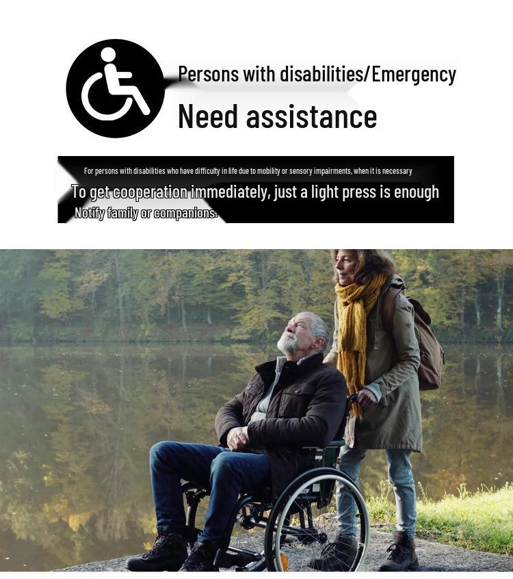 Elderly Wireless Emergency Call Button for Long-Distance Home Use