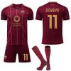 2425 Roma Acasă Dată Roșu Cu Auriu Nu. 21 Dibala Uniformă de Fotbal 11 Tricouri Trening Sport Adulți Copii