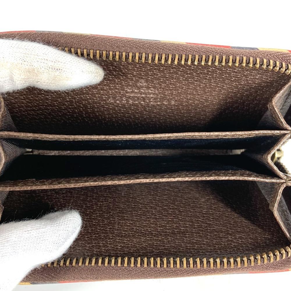 GUCCI 473911 GG Supreme Courier Patch Business Card Case Coin Wallet coin purse