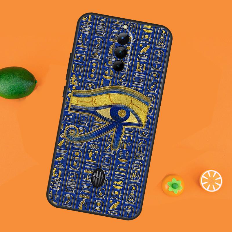 Heiliges Auge des Horus Ägypten Fresko Hülle Für ZTE Nubia Red Magic 11 10S 9S 8S 8 9 10 Pro Plus 6 7 6S 7S Pro RedMagic 10 Air Cover