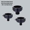 1Pc IBC Water Tank Reducing Adapter 60mm Coarse Female To 1/2" 3/4“ 1" Fine Male Thread Connector Garden IBC Tank Fitting
