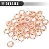 Motoforti M12 Oil Drain Plug Gaskets, Flat Washer Gaskets, for Nissan 350Z 2003-2009, Aluminum Alloy, 11026-01M02, Rose Gold, Pack of 50