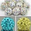20Pcs 10mm Czech Crystal Stones Pave Clay Round Disco Ball Spacer Beads Accessories