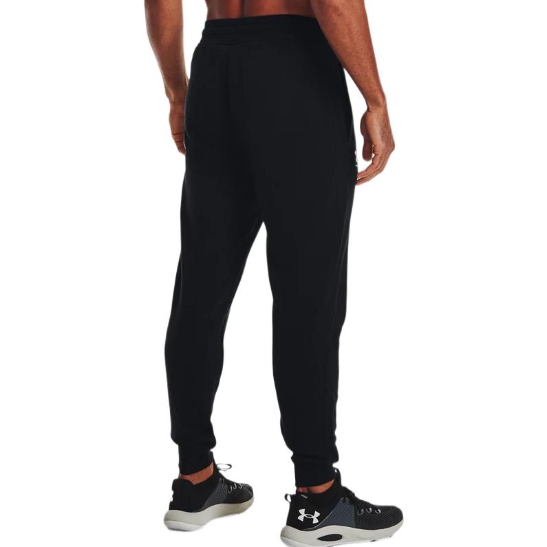 Under Armour FW22 Solid Logo Print Drawstring Joggers Men Bottoms Academy-Blue 1366727-408