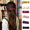 Hairpin Double Layer Velvet Fabric Bowknot Decor Hair Clip Hair Styling Tool Daily Party Gathering Outing Hair Accessories