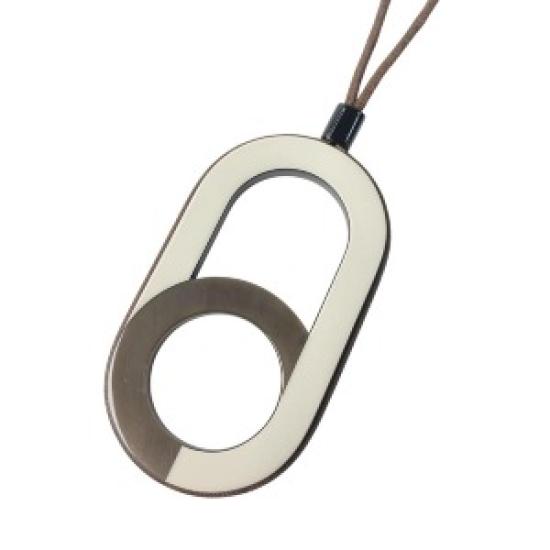 

USED HERMES Varition Necklace for Women срібний