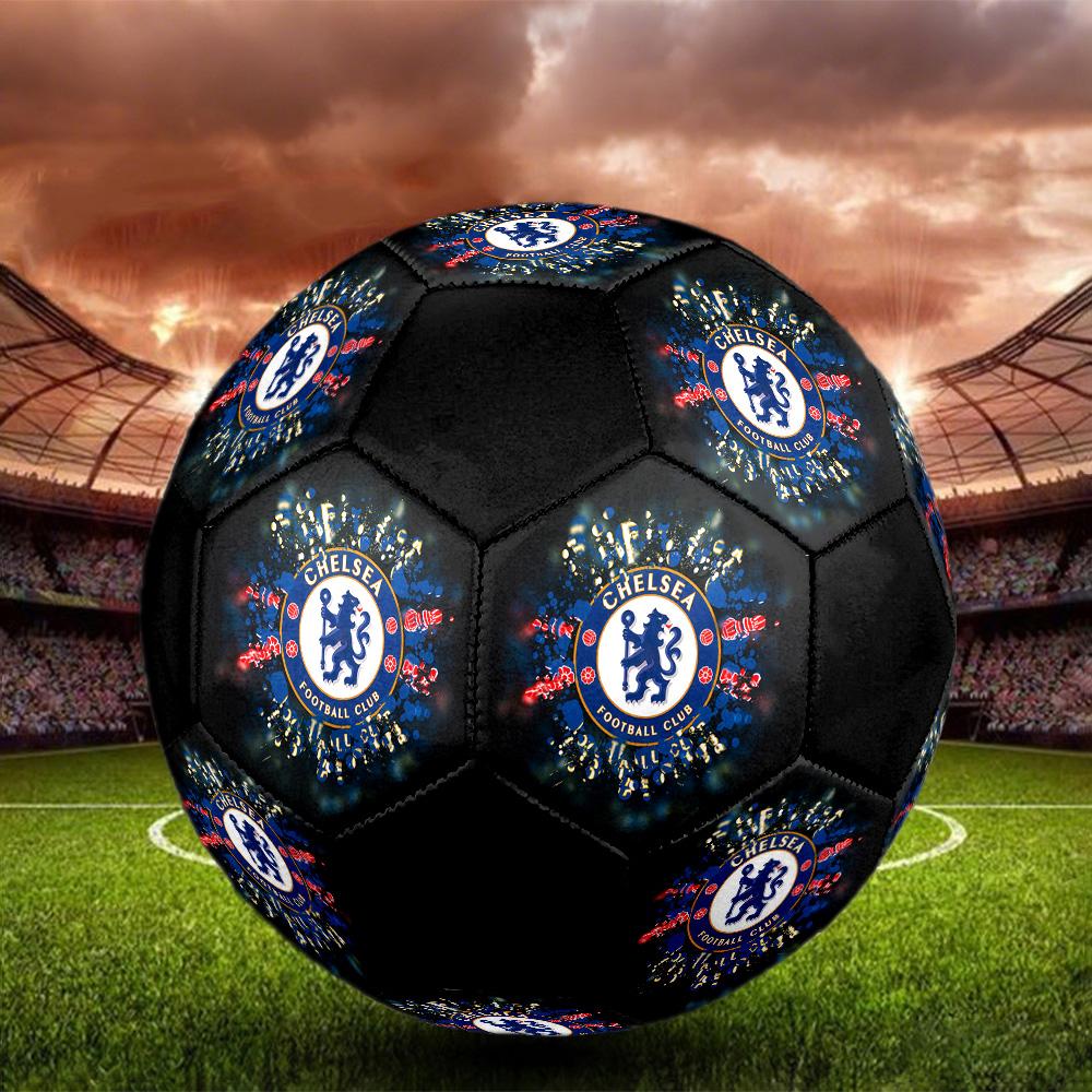 Chelsea FC Fußball Bunt Für Alle Altersgruppen Maschinengenäht PVC Wettkampftauglich Langlebig Hoher Rückprall.GRÖSSE5