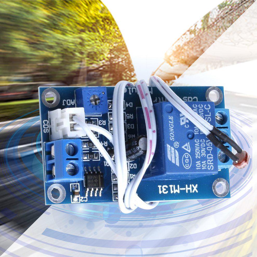XH-M131 Modulo Fotoresistore Luminosità Modulo Di Controllo Automatico 5V 12V 24V Photocontrol Interruttore Luce Sensore Di Rilevamento