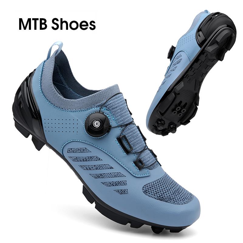 Men MTB Cycling Shoes Breathable Cleats Road Bike Shoes Racing Speed Sneakers Women Mountain Bicycle Footwear for Shimano SPD SL