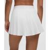 Lullulemon Replicate High-Rise Pleated Tennis Skirt Wht