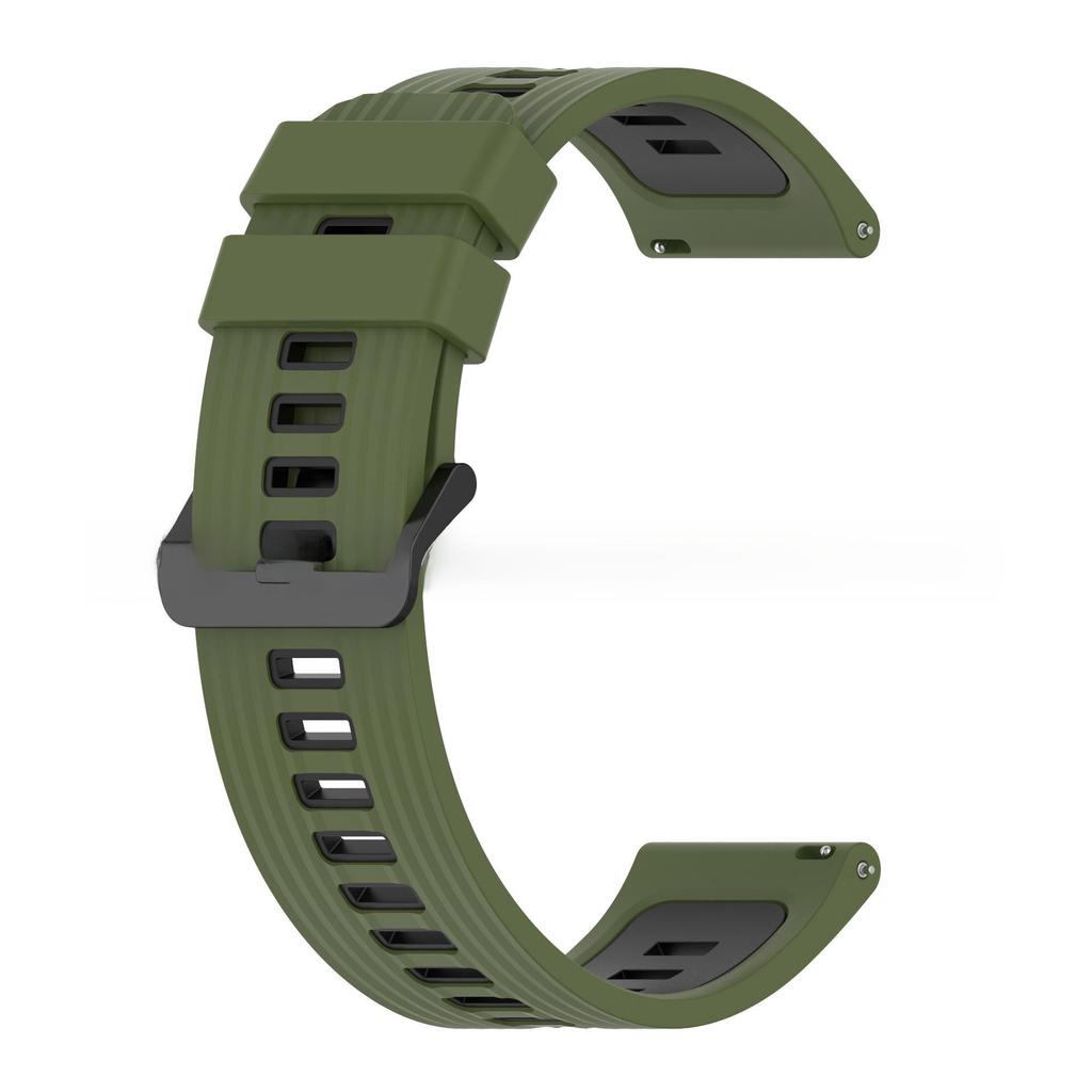 Compatible Huawei Watch GT Runner 22mm Silicone Strap - Two-Tone Replacement for GT3