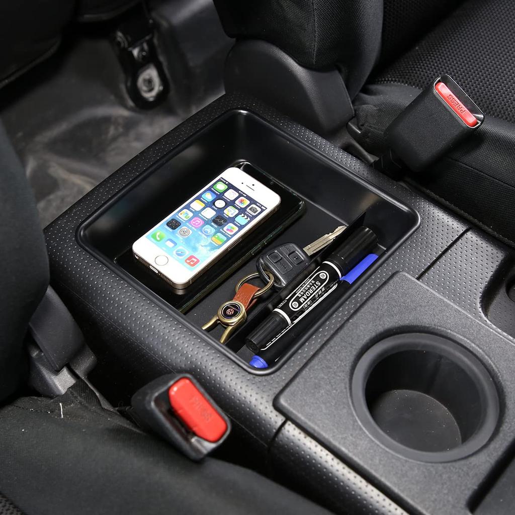 Sauicemy Center Console Armrest Box for Toyota FJ Cruiser 2007-2021 Center Console Organizer Tray
