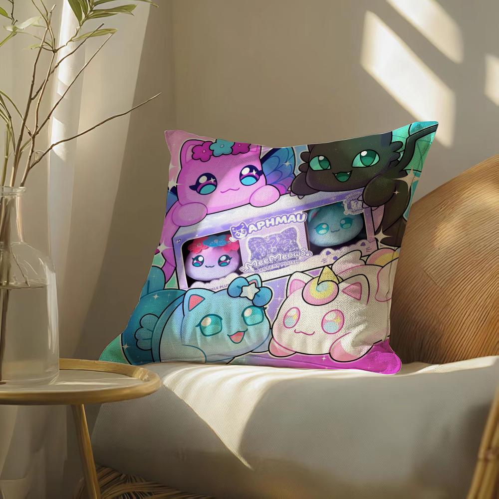 Cartoonaphmaudecorative Pillow Case Pillowcase, Double-Sided Printed, Sofa Cushion, Bedroom Headboard