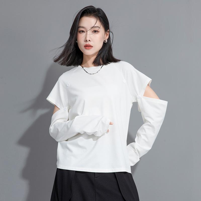 Oversized vintage Casual loose t shirt tops Women Spring summer t-shirt