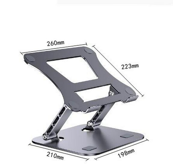 Rotating Adjustable Laptop Stand with Cooling Feature for Desktop Gaming