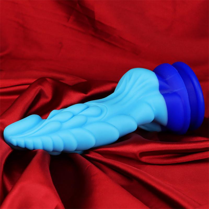 Lan Qilin Simulation Big Penis Liquid Silicone Anal Anal Plug Female Masturbation Device Sex Toys