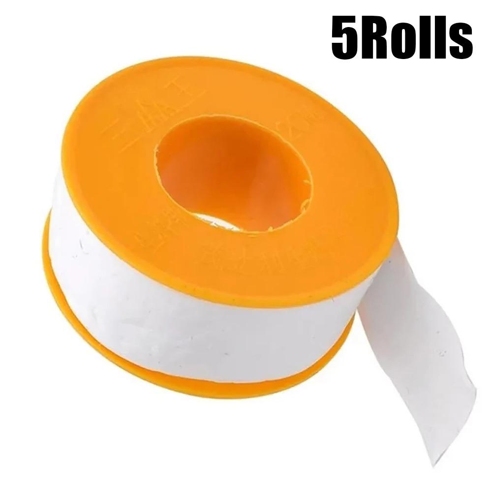 5Rolls Leak-proof Water Pipe Seal Tape 10M Plumbing Fitting New PTFE Thread Tape  For Water Gas