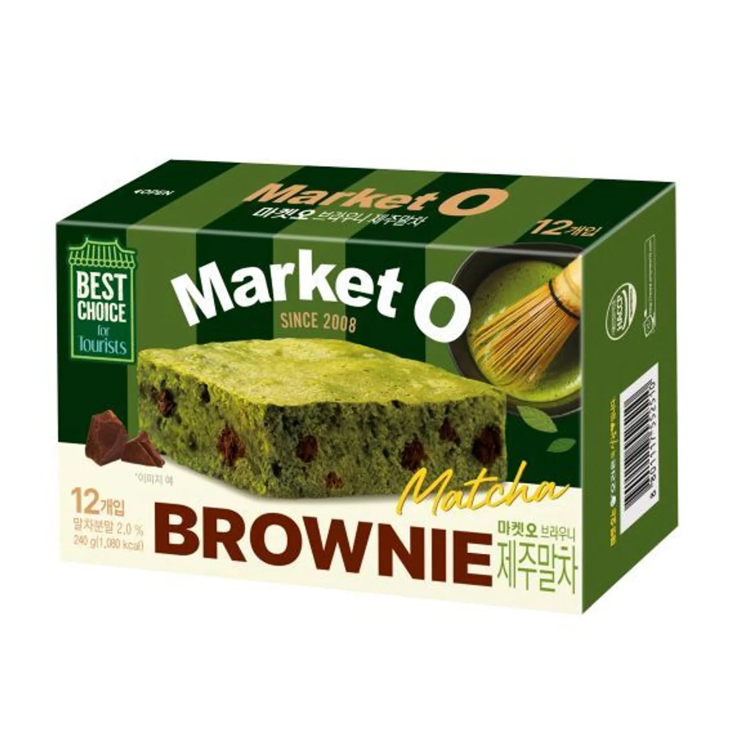 Market O Brownie Jeju Matcha 12P 12P