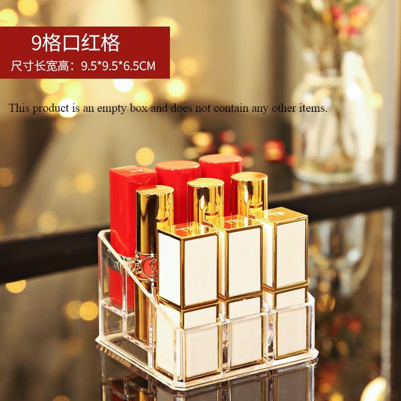 Lipstick Storage Rack Lipstick Storage Box Cosmetics Storage Box Display Stand Lip Glaze Lipstick Holder Home Organizers