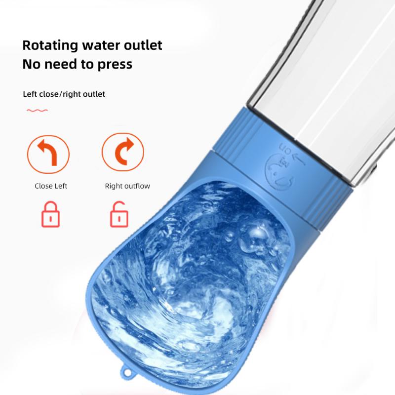 Dog Water Bottle Portable For Small Large Dogs Outdoor Walking Puppy Pet Travel Water Bottle Pet Drinking Bowl Dog Supplies Tool