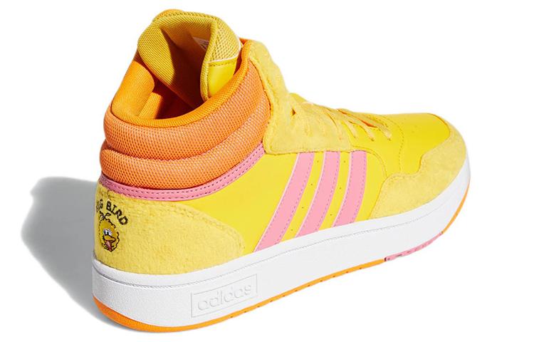 adidas Hoops 3.0 Mid X Sesamstraße 'Gelb Orange Rosa' GX6105