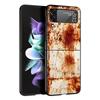 Vintage Industrial Style Rusty Pattern Case For Samsung Galaxy Z Flip 7 6 5 4 3 Z Flip7 Flip6 Flip5 Flip4 5G Phone Cover Flip3 F