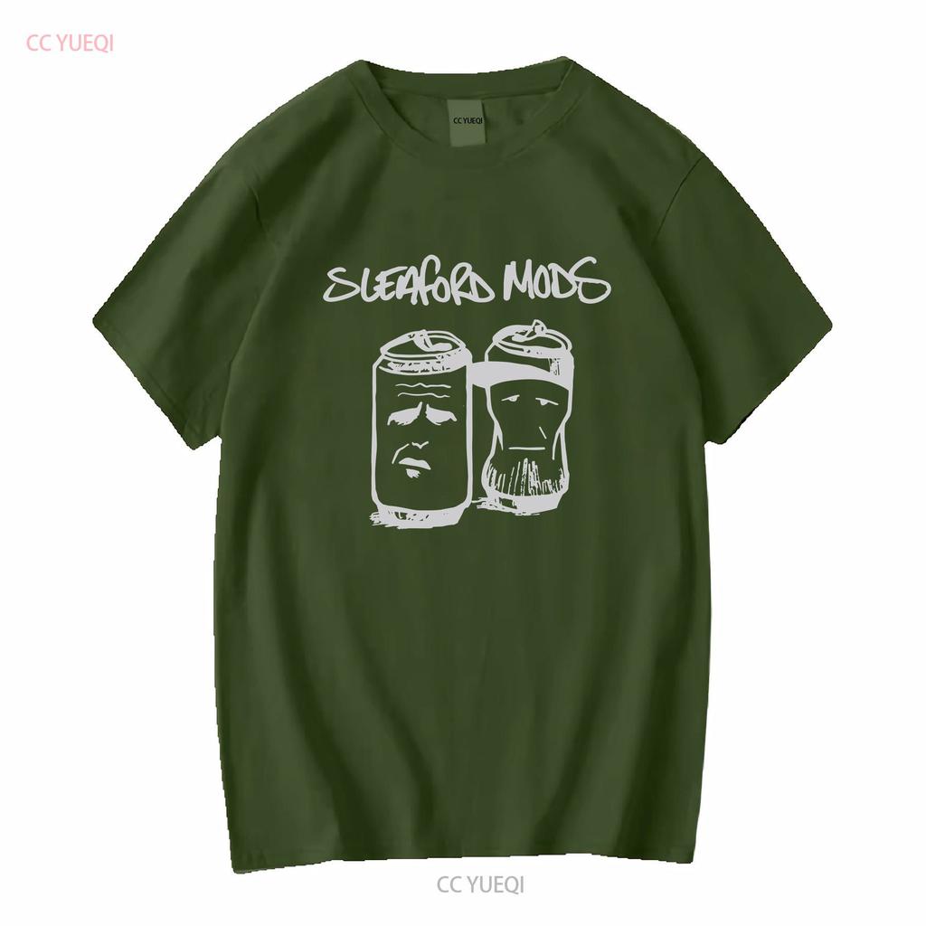 Sleaford Mods T Shirt English Post Punk Music Duo Electro Jason Williamson Andrew Fearn Black White long or short sleeves