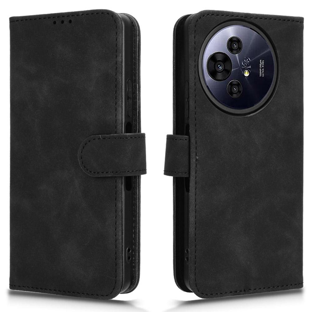 

Для TCL 60 XE Шкіряний Чохол Шкіряний На дотик Протиударний Гаманець Книжка Чохол для Телефону Black