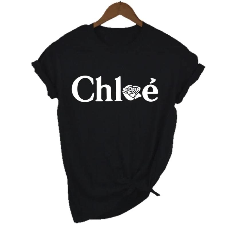 High Quality T-shirt Summer Luxury Brand Alphabet Print T-shirt Women's Fashion Graphic Women's Top Street Women's Shirt