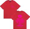Trendiges Sängerin Tini Mode T-Shirt Hip Hop Beidseitiger Druck Y2K T-Shirt Herren Damen Lässig Rundhals Ästhetisch Pop Oversized Oberteile
