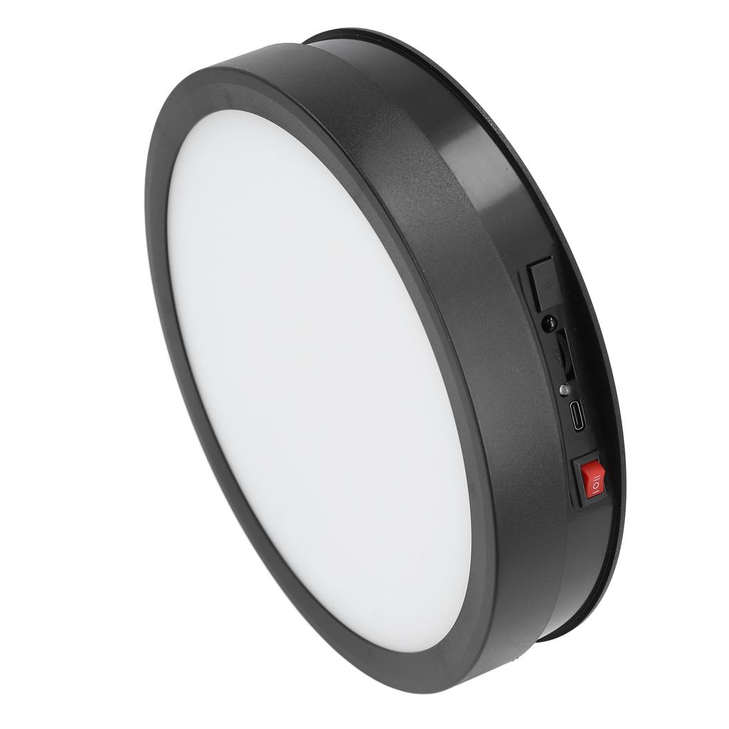 360 Degree Rotating Display Stand Speed and Direction   USB Powered 22cm Electric Rotating Turntable with Colorful Light