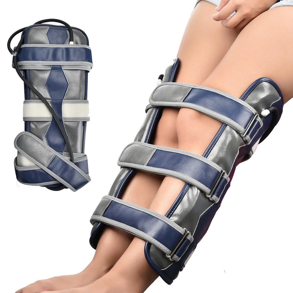 O Type Leg / X Type Leg Bowed Legs Knee Valgum Straightening Correction Band Physical Posture Corrector Inflatable Beauty Leg Belt Grey