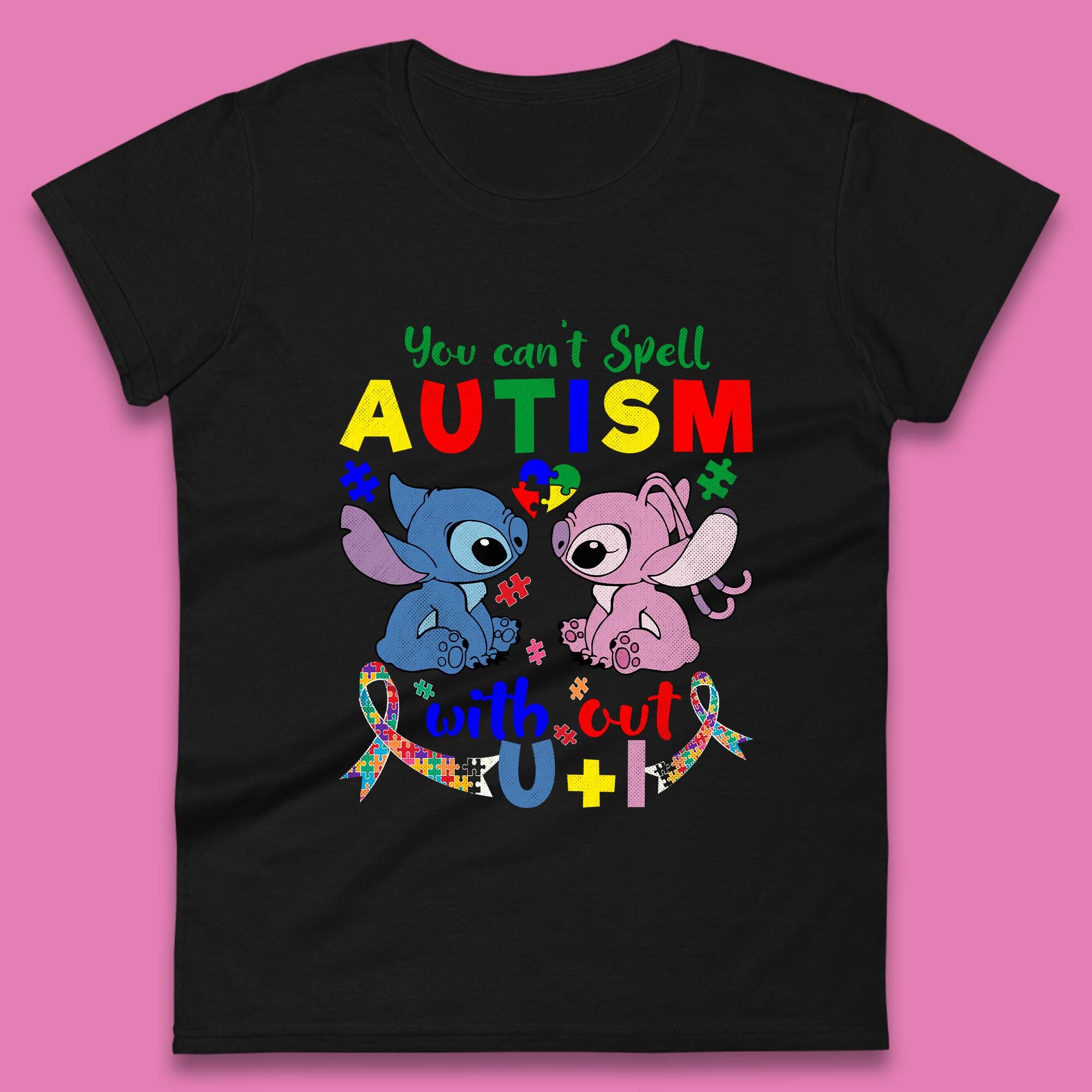 You Can t Spell Autism Womens T-Shirt Mens Tops Tees Unisex XL