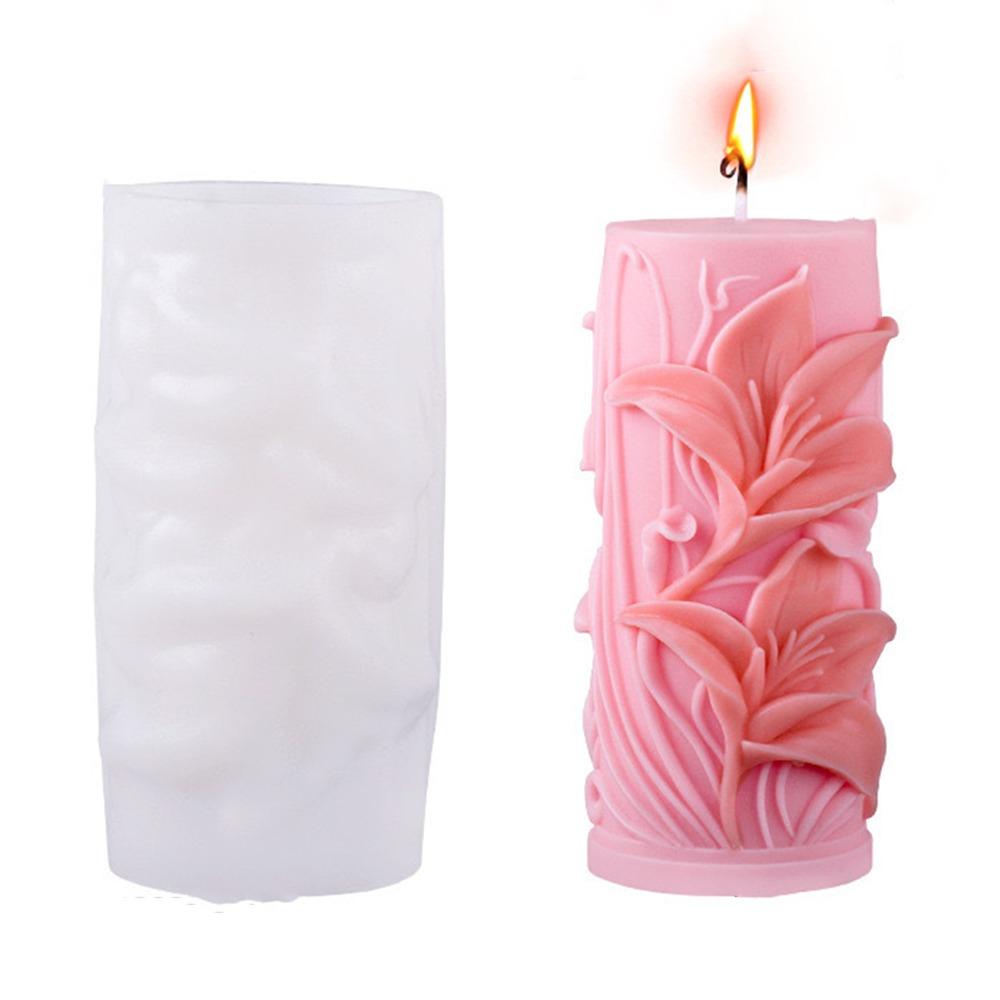 3D Carved Pattern Aromatherapy Mold Flexible Epoxy Resin Mold Candle Making Tools Soap Making