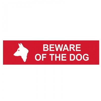 Schild Vorsicht vor dem Hund - PVC-Schild 200 x 50 mm