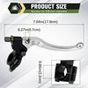 LOCOPOW 7/8" 22mm Left Clutch Brake Handle Lever for Coleman CT200U CT100U for Honda CRF 50 100 150 CRF450R XR100 200 XR250 Suzuki DR200 YZ80 85 125
