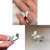 Zircon Butterfly Animal Ring For Women Fashion Jewelry Accessory